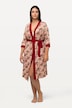 Kimono, wzorzyste, otwarty kształt, kołnierz szalowy, długi rękaw