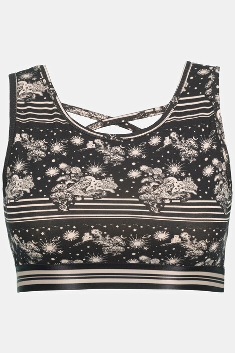 Bustiers, 2er-Pack, Ausschnitt, Zierbänder