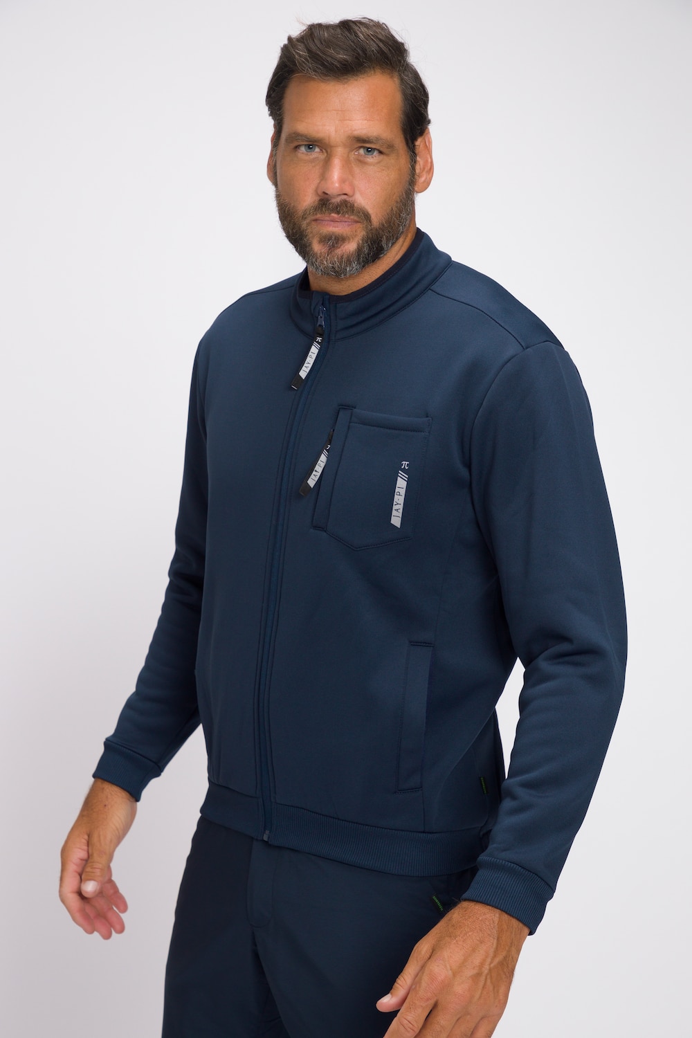 Grote Maten JAY-PI softshell fietsjack FLEXNAMIC®male, blauw, Maat: 5XL, Polyester, JAY-PI