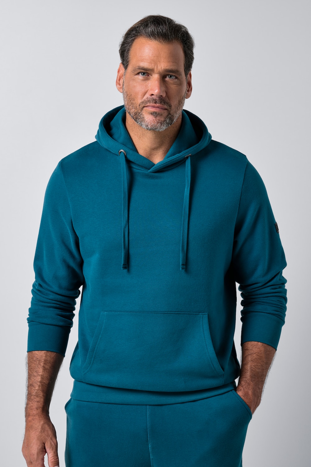 hættetrøje, Homewear, hætte og kængurulomme, op til 8 XL