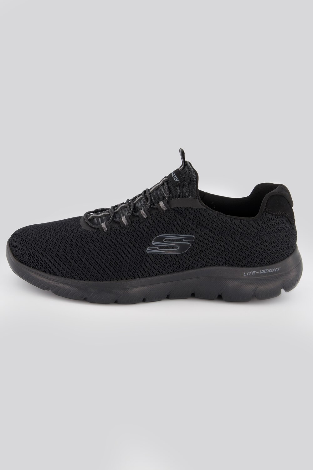 Plus Size Sneakers, Man, black, size: 9, polyester, JP1880