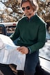 Pullover, Woll-Mix, neue Kragen Form, Langarm