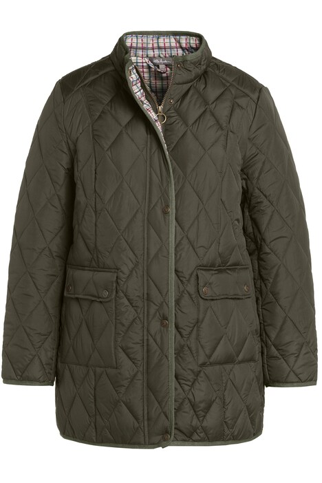 Prošívaná bunda, nepromokavá, dvoucestný zip, stojáček