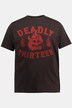 T-Shirt, Motorrad, Halbarm, Devil Print, Flammjersey