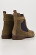 Leder-Stiefeletten, Elastikeinsatz, Weite H