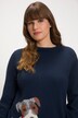 Pullover, Regular Fit, Hunde Motiv, Stehkragen, Langarm
