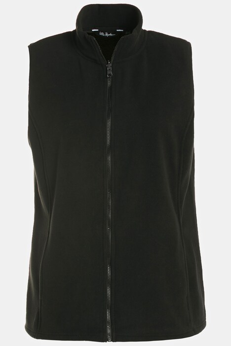 Recycled Polyester Zip Front Fleece Vest