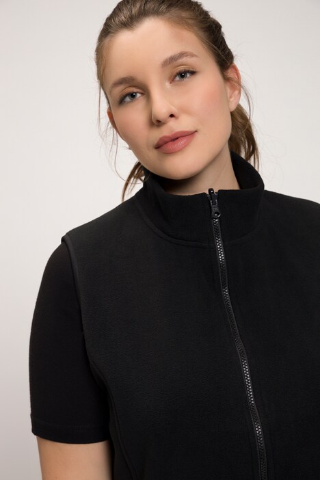 Recycled Polyester Zip Front Fleece Vest