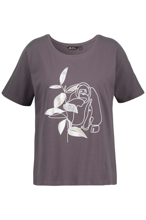 Tričko, gorila, oversize, kulatý výstřih, krátké rukávy