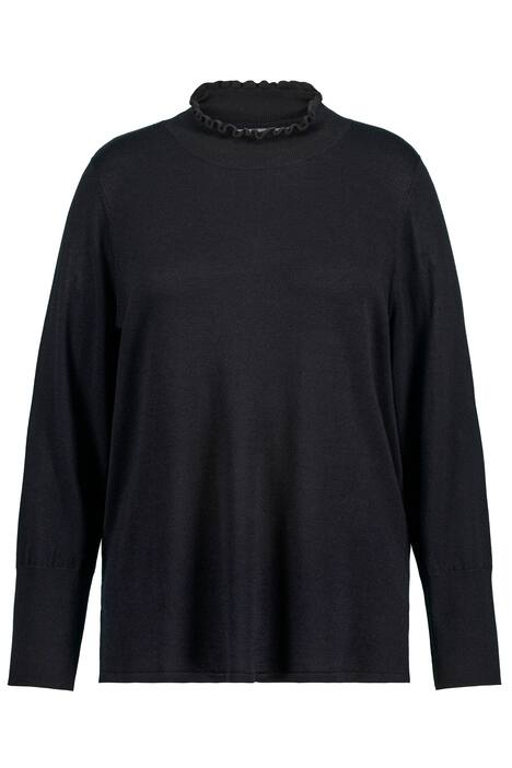 Svetr, Classic, úplet, stojáček, dlouhé rukávy