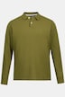 poloshirt, lange mouwen, piqué, acid washed