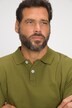 poloshirt, lange mouwen, piqué, acid washed