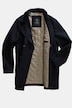 Caban, vannavvisende ullblanding, knappestolpe, opptil 8XL