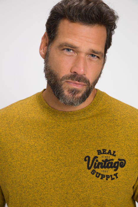 T-shirt con mezze maniche e ricamo vintage