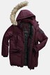 Parka coupe-vent et déperlante, capuche avec fausse fourrure amovible, fermeture Éclair