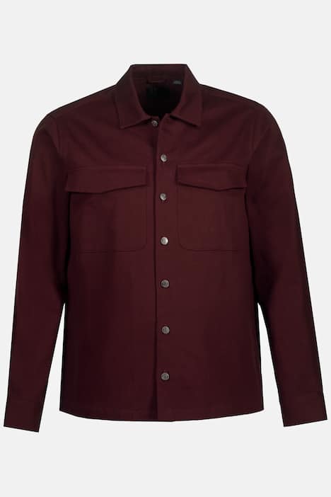 Hemd, Overshirt, Langarm, Twill, Kentkragen, Modern Fit