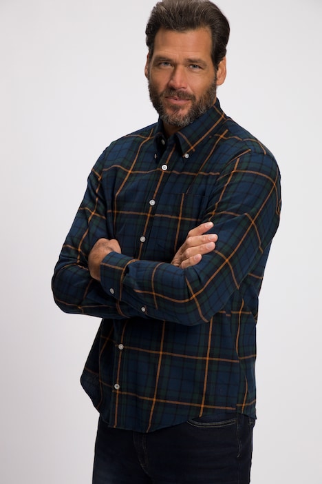 Long Sleeve Check Print Shirt