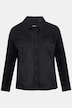 Jeansjacke, Black Denim, 4 Taschen, Langarm