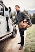Manteau en laine mélangée, avec insert matelassé et col à revers