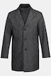 Manteau en laine mélangée, avec insert matelassé et col à revers