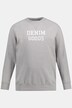 Sweatshirt, Raglan-Langarm, Statement Print, Melange-Sweat
