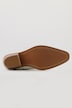 Bota tipo cowboy de piel, ancho de caña XXL, botas Western, con bordados, anchura H