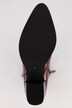 Botines de piel, repujado de cocodrilo, ancho H