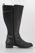 Skórzane kozaki, cholewka XL, elastyczna wstawka, tęgość H