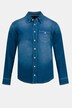 Chemise en jean à manches longues et col à pointes boutonnées - coupe Modern Basic Fit