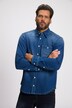 Chemise en jean à manches longues et col à pointes boutonnées - coupe Modern Basic Fit