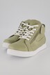 leren sneakers, hoge schacht, zipper, comfortabele wijdte