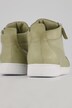 leren sneakers, hoge schacht, zipper, comfortabele wijdte