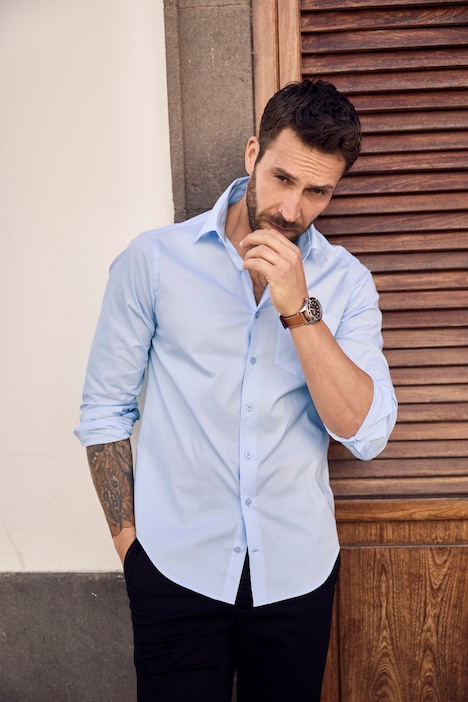 overhemd, FLEXNAMIC®, kentkraag, moderne Basic-Fit, tot 7XL