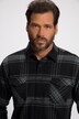 Koszula w kratkę, długi rękaw, kołnierzyk na guziki, Modern Fit
