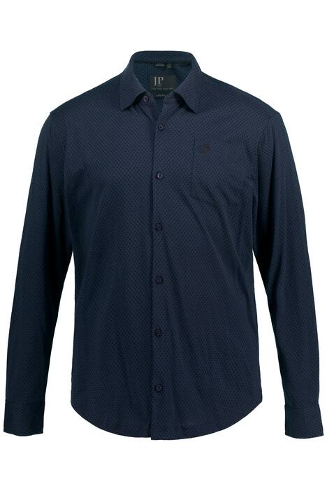 Žerzejová košile, dlouhé rukávy, skrytý límeček s knoflíky, Modern střih, do 8XL