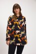 Horse Print Button Front Blouse