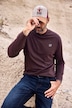 JP 1880 langærmet T-shirt, Basic, lange ærmer, V-udskæring, op til 8XL