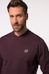 JP 1880 langærmet T-shirt, Basic, lange ærmer, V-udskæring, op til 8XL