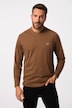 Langarmshirt, Basic, Langarm, V-Ausschnitt, bis 8 XL