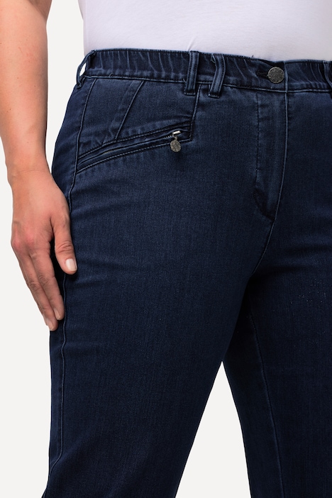 Mony Elastic Waist Zip Pocket Jeans | Jeans | Pants