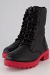 Bottines en cuir Vitaform, semelle colorée, largeur K