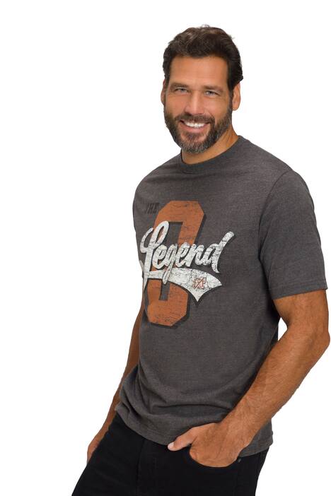Tričko, krátké rukávy, potisk Legend, melanž žerzej