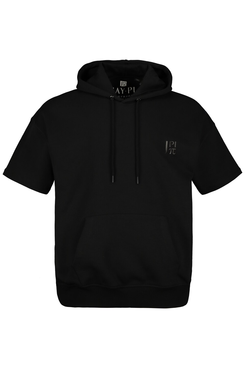 Stora storlekar hoodie, Her, svart, storlek: XXL, Bomull/Polyester, JAY-PI