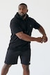 Kapuzenshirt, Halbarm, QuickDry