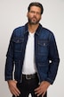 Jeansjacke, Denim, Hemdkragen, Zipper