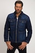 Jeansjacke, Denim, Hemdkragen, Zipper