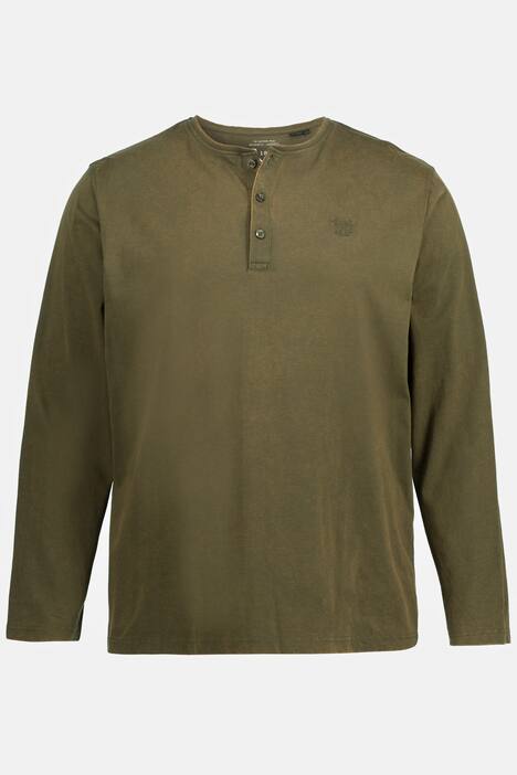 Farfarströja, lång ärm, knappslå