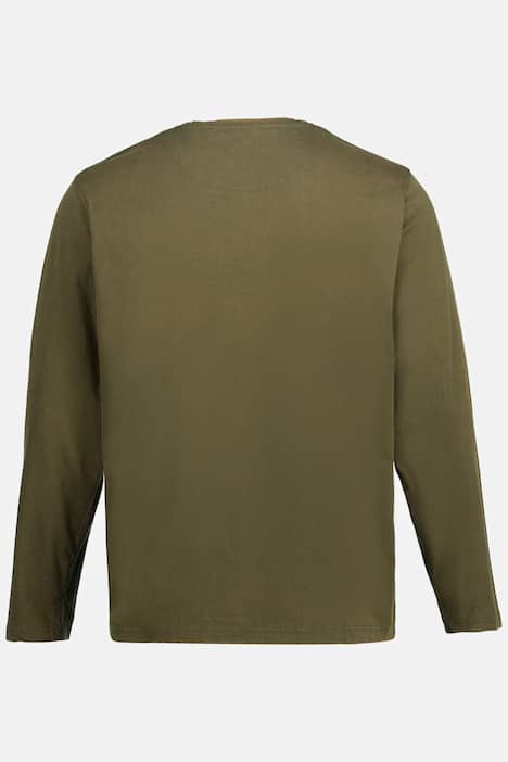 Farfarströja, lång ärm, knappslå