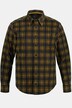 Karo-Cordhemd, Langarm, verdeckter Buttondown Kragen, Modern Fit,