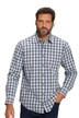 Kostkovaná košile, dlouhé rukávy, Kent límeček, Modern střih